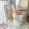 Art Decoration Cute Rose Flower Bouquet Artificial Rabbit Ears Soap Flower Gift Vibrant Color Fake Flower Wedding Party