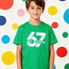 67 Meme Kids TShirt Latest Trendy Style Creative Design Six Seven Number Printed Tshirt Boys Christmas Holiday Tee Xmas Tops