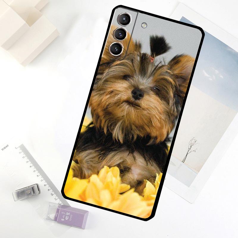 Mini Yorkshire Terrier Phone Case For Samsung Galaxy S20 FE S21 S22 S23 S24 S25 S26 Ultra S10 S25 Plus S25 FE Cover