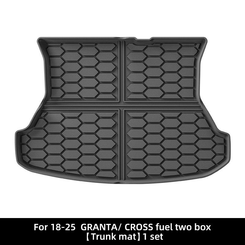 LADA Granta/Cross Floor & Trunk Mats (2018-2025), All-Weather TPE