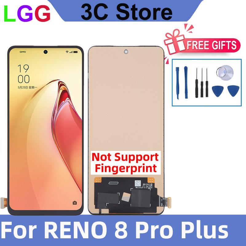 LCD Display for OPPO Reno 8 Pro+ / 8 Pro Plus Touch Screen Digitizer Assembly Replacement Parts 4K HD
