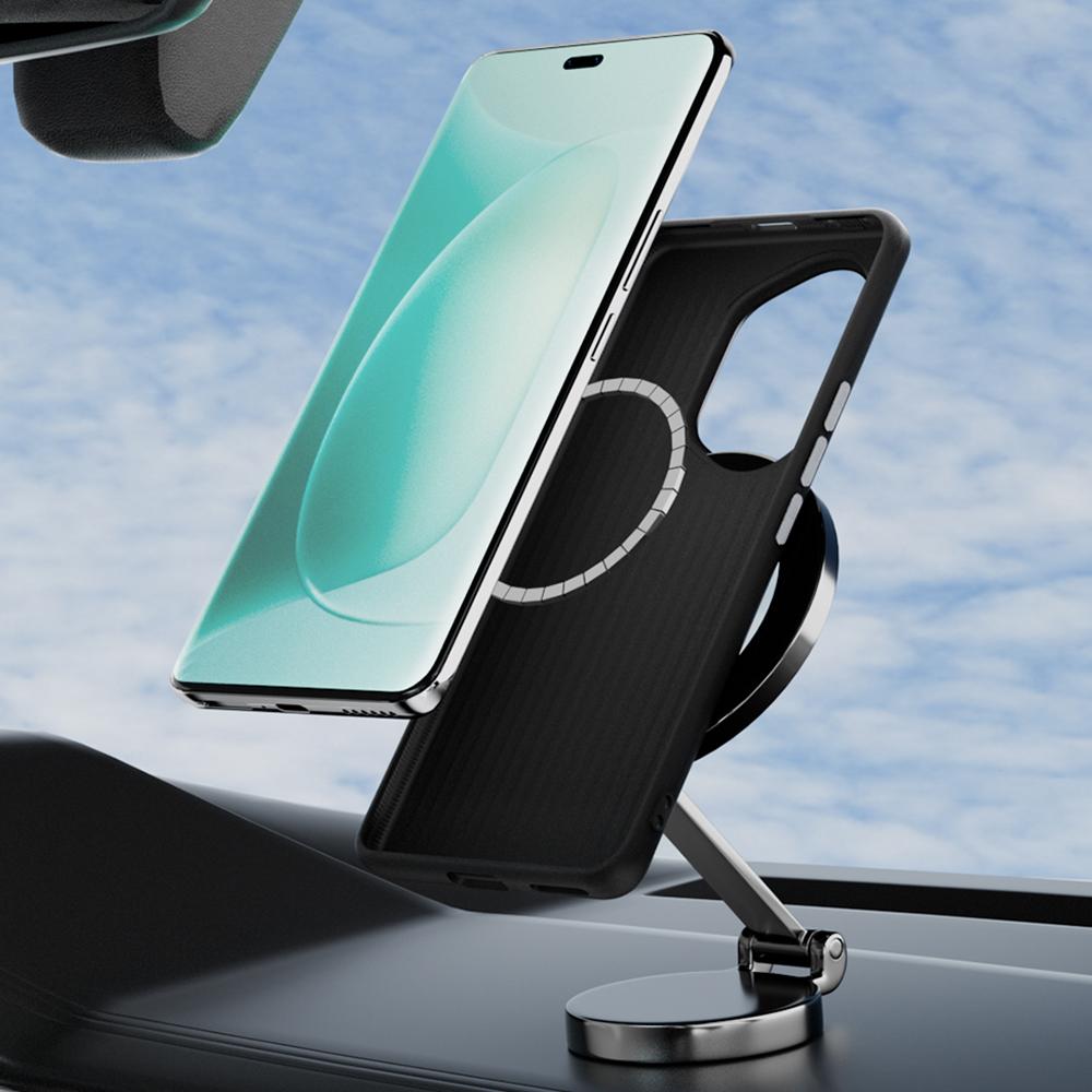 ABEEL For Honor 300 Pro Case Compatible with MagSafe Carbon Fiber Texture Back Cover