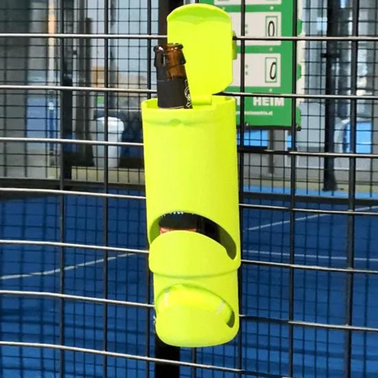 1/2Pcs Tennis Fence Storage Bracket 3D Printed Tennis Balls Water Bottle Essentials Holder Multi-functional Tennis Court Gear Organizer