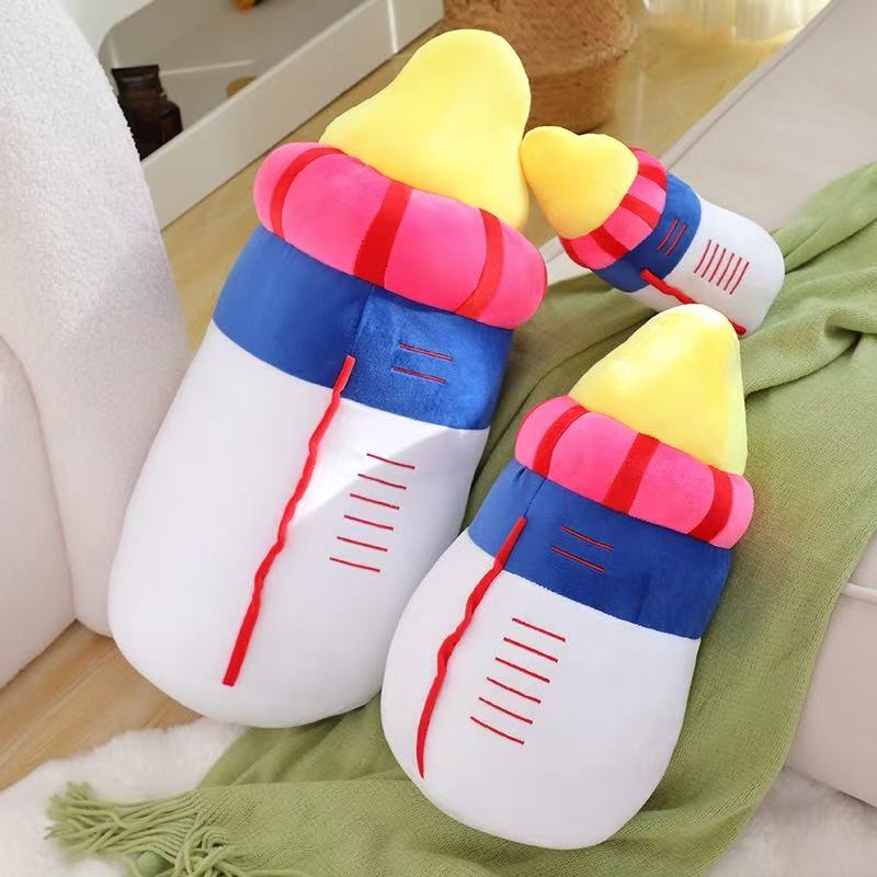 25cm Simulation Bottle Pillow Filled Plush Toy Handmade Doll Cartoon Anime Cute Children's Birthday Gift Fun Doll