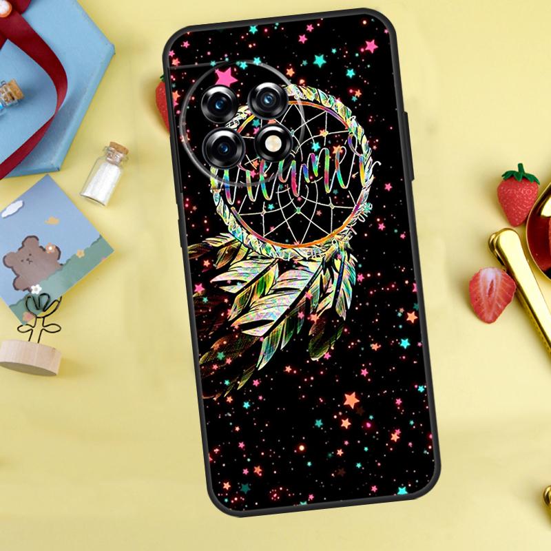 

Retro Feather Dreamcatcher Case For OnePlus 13R 12R 10R 15 13 12 11 10 9 13T 10T 8T Nord CE 5 2 3 4 Lite N20 N30 Cover OnePlus 12