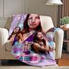 Emilia Mernes Mp3 Blanket Warm And Soft Suitable For Bedroom Living Room Sofa Bed Office Travel Camping