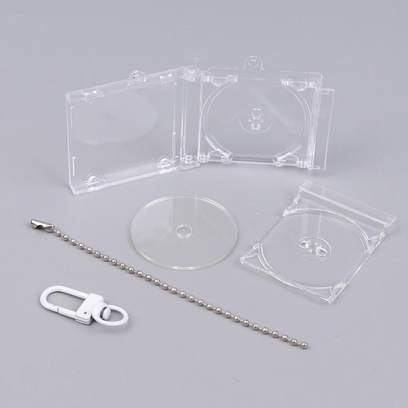 Mini Nfc Functional Cd Disc Case Key Chain Peripheral Commemorative Album Key Holder For Diy Backpack Pendant