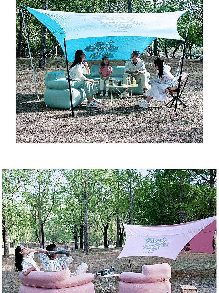 KingCamp Double Camping Inflatable Sofa Chair Mattress