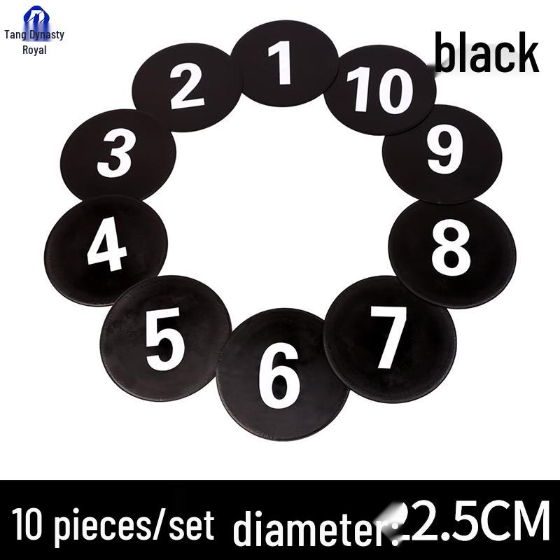 Football Training Numbered Marker Discs Set