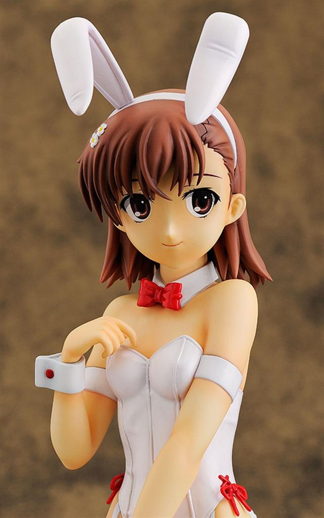 A Certain Scientific Railgun Mikoto Misaka Bunny měřítková PVC malovaná hotová verze. (1/4 produktu)