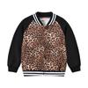 Spring and Autumn Men and Girls Fashionable Cute Printing Color Collision Jacket Children Splicing Jacket Baby Cardigan