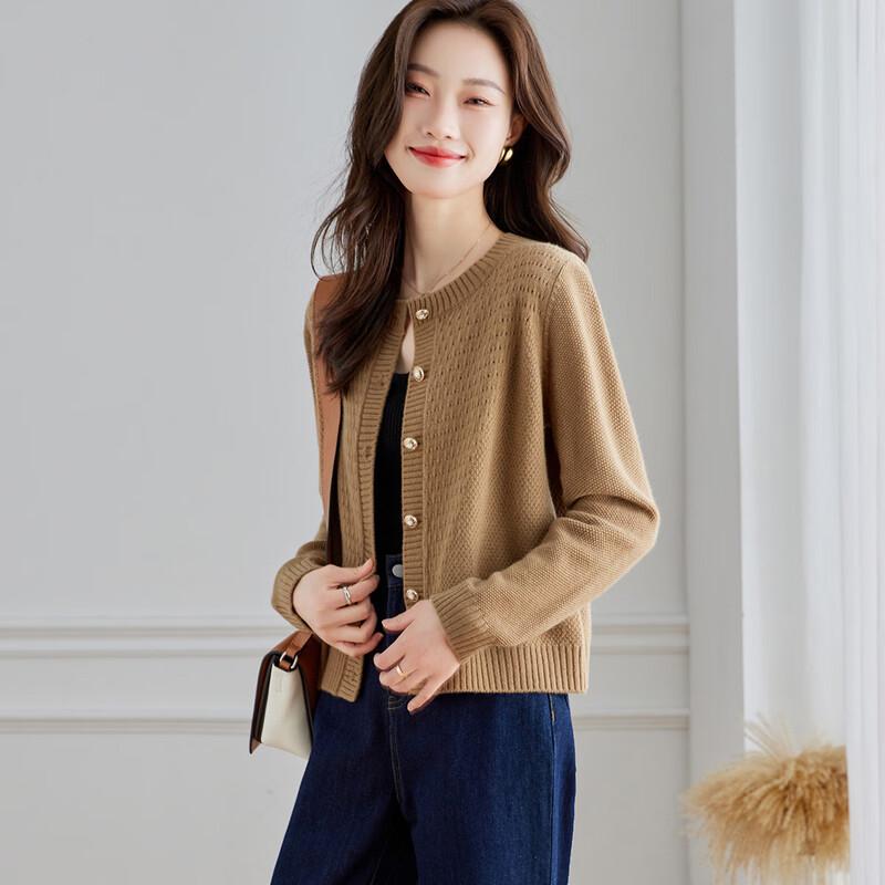 Srcr Women's Pure Wool Knit Cardigan