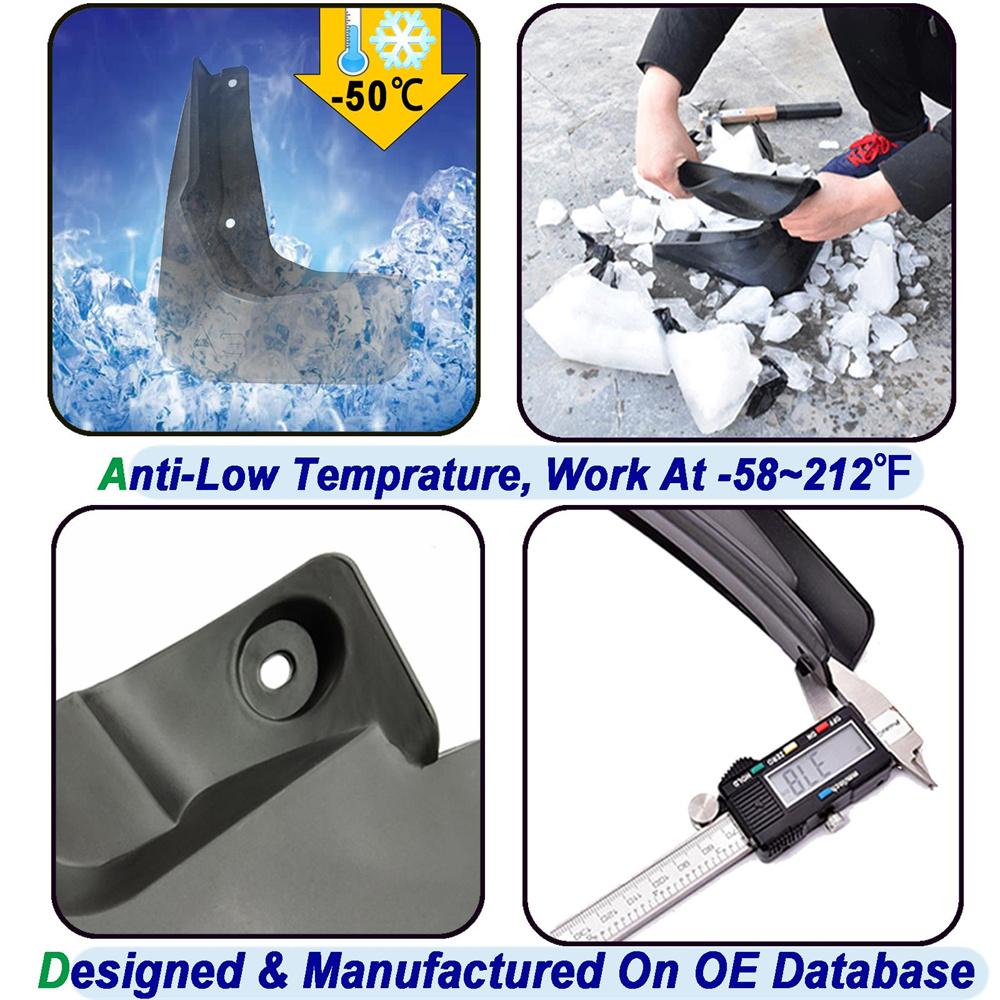 4Pcs Front & Rear Wheel Mudflaps Mud Guards For Chery Tiggo 8 Pro Plus 2020-2021