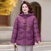 Women's Mid-Aged Hooded Winter Cotton Jacket