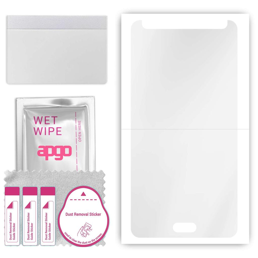 apgo Hydrogel Ultra-Clear Screen Protector for Xiaomi Mi Note 2, Hydrogel Film, Flexible, Soft TPU with Positioning Layer Easy Installation