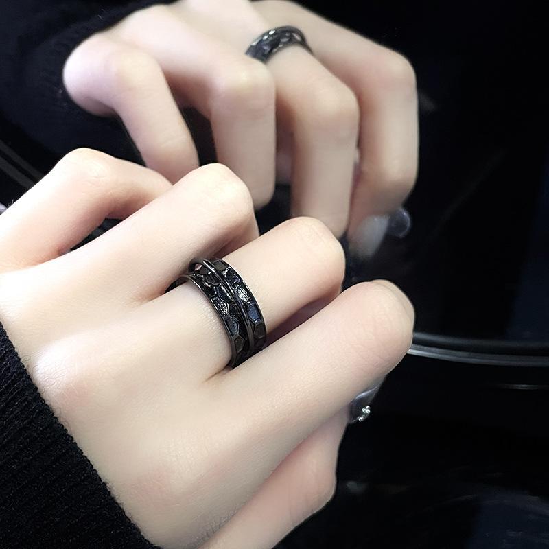 Year Of The Snake Personality Niche Design Snake Jewelry Dark Retro High Sense Fashion Open Ring Women