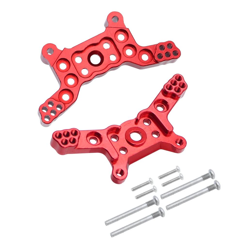 Mjx 14210 14209 H14BM Metal Steering Cup Upper Lower Swing Arm Set Shock Tower Bracket Body Post Hyper Go RC Car Upgrade Parts