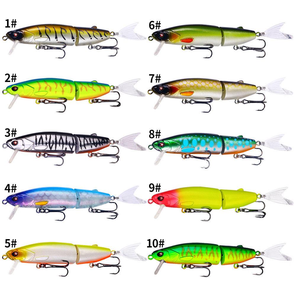 Multi-section Lure Bait Set12CM2Festival15.5GHigh Simulation Bionic Fake Bait Fishing Tackle Box Packaging Bass Fish Special Kil
