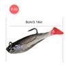 5pcs/lot Fishing Lures 80mm 9.5g Soft Lure T Tail Soft Bait Artificial Baits Swimbait for Sea Bass Carp Pike Fishing