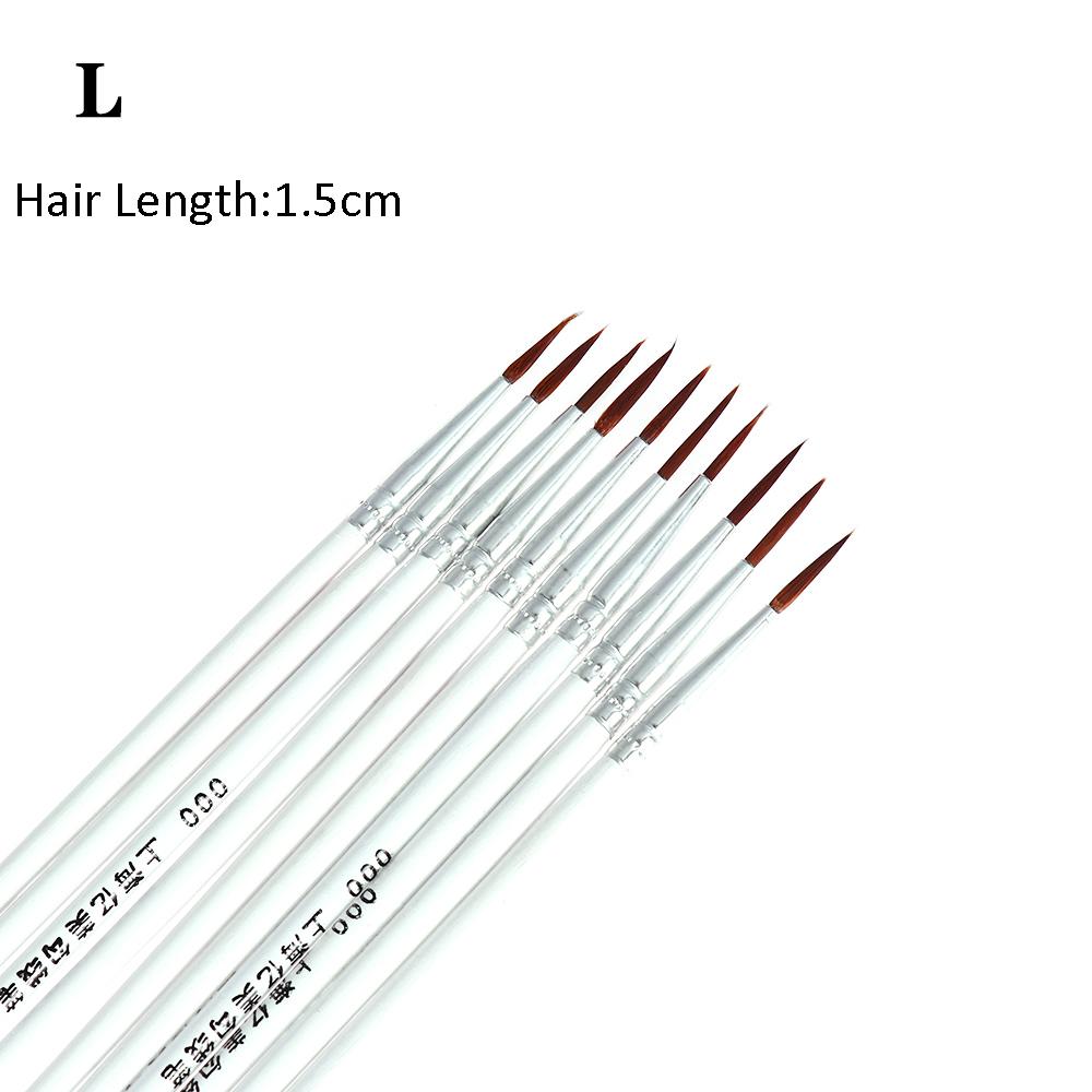1Set Acrylic Painting Pen Fine Hand Painted Thin Hook Line Pen Drawing Art Pen Paint Brush Nylon Brush Art Supplies