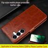 Galaxy S26 Pro & iPhone 17 Pro Max Crazy Horse Leather Flip Case