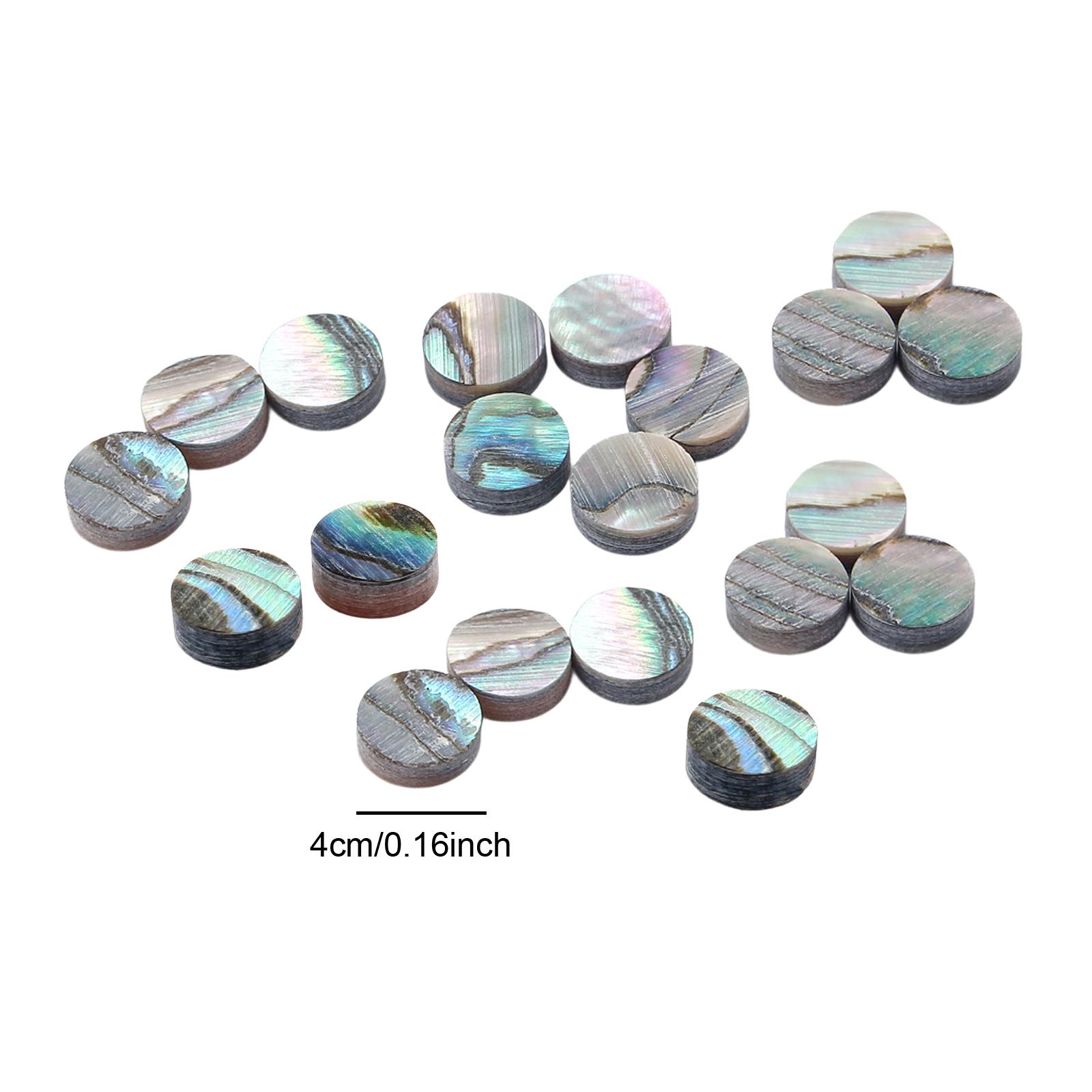 

20Pcs Guitar Inlay Fingerboard Dots Guitar DIY Luthier Tools Dot Fret Markers Decorative Point for Bass Ukulele Banjo Mandolin
