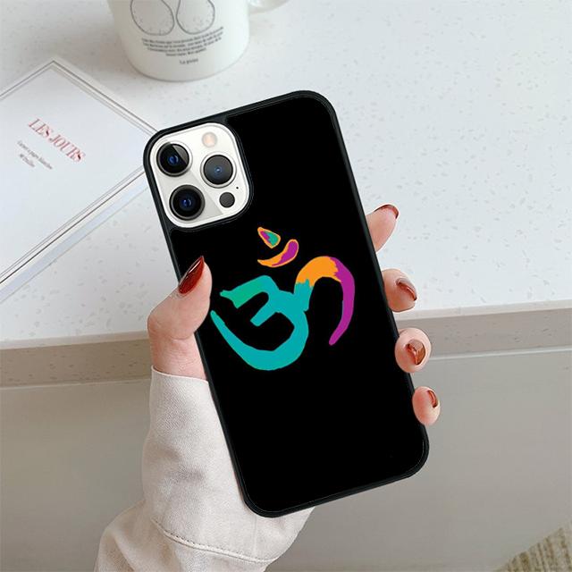 OM Yoga GOA Zen Symbol Phone Case For iPhone 17 Air 14 15 16 16e 13 12 Max Cover For Apple 11 Pro Max Plus Coque