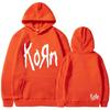Korn Rock Band Letter Hoodie Men Women Hip Hop Harajuku Hoodies Leisure High Street Sweatshirt Autumn Winter Unisex Sweatshirts