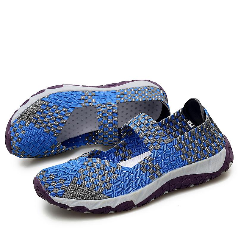 

Летние женские сандалии Mary Janes Beach Lazy Shoes Женские повседневные мягкие сандалии для ходьбы без застежек большого размера 40 серый/синий