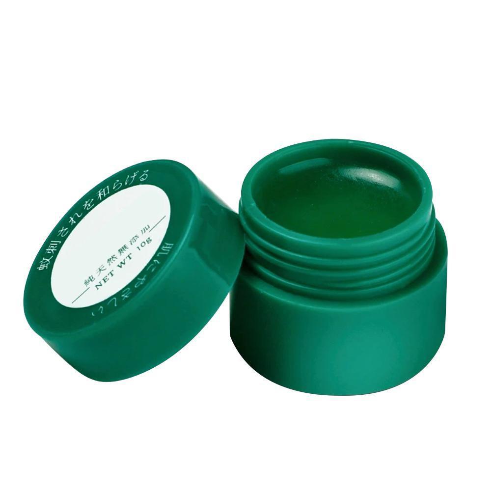 1pcs Anti Mosquito Bite Solid Cooling Oil Mosquito Repellent Balm Herbal Balm White
