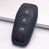 Silicone Key Cover for Ford 3 Button Smart Key, Fits Ford Focus Mondeo Kuga Escape MK4 Mustang, Shockproof Key Fob Holder, Protective Accessory