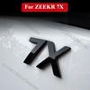 1Pc ZEEKR 7X 2024 2025 2026 Tailgate Character Personalized Decoration Original Car Logo Modified Accessoris