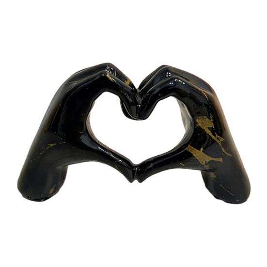 

Скульптура Сердце Руками Жест Сердце Руками Статуэтка для Комнаты Книжной Полки Кофейного Столика Обеденного Стола Центральный Элемент