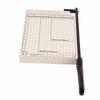 Manual Paper Cutter Accurate Clean Cutting A5 Paper Trimmer with Arc Handle Positioning Ruler for School Office Steel