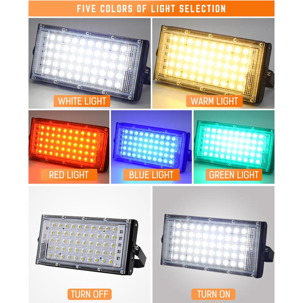 50W venkovní vodotěsné světlo IP66 super jasné RGB světlo na trávník LED reflektor pro galerii