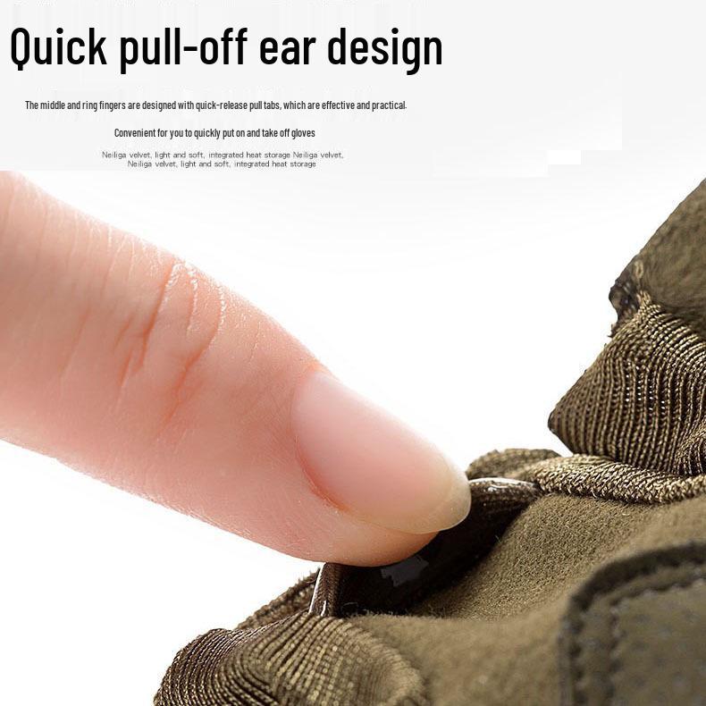 Dětské protiskluzové taktické rukavice bez prstů pro venkovní cyklistiku, věk 8-15 let, odolné proti opotřebení