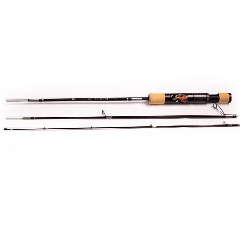 Oeny Portable 4-Section Fiberglass Micro Lure Spinning Rod