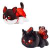 Red Aphmau Moth Cats Plush Toys Cartoon Stuffed Dolls Decoration Kids Gifts