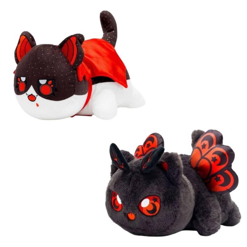 Red Aphmau Moth Cats Plush Toys Cartoon Stuffed Dolls Decoration Kids Gifts