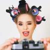 12pcs/set White Hot Roller Hair Clips Black Hot Roller Super Hair Dye Perm Insulation Clips  Barber
