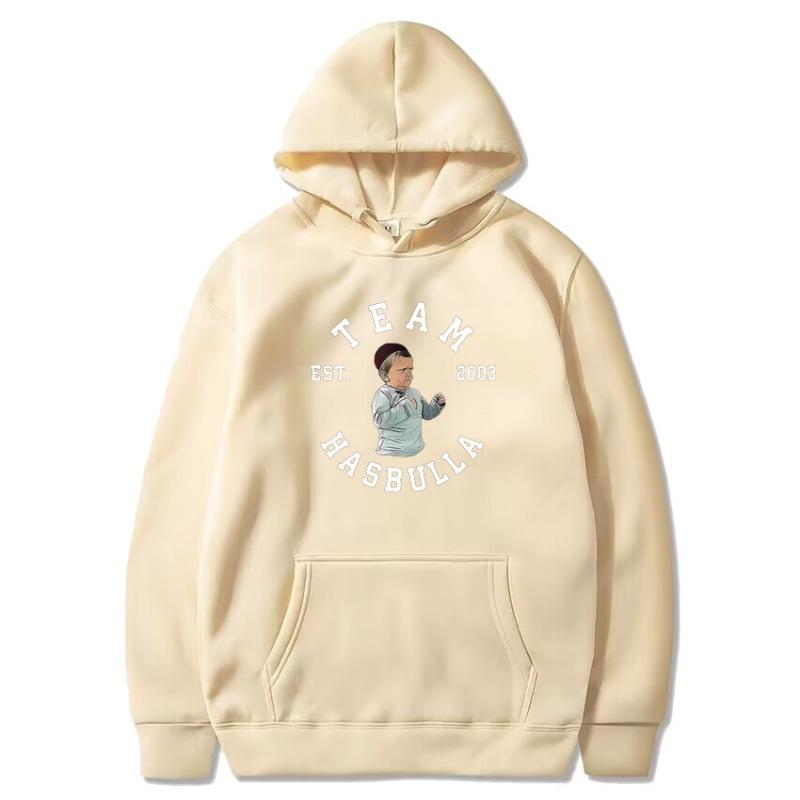 Team Hasbulla Uomo Donna Felpa Hoodie Autumn Winter Fleece Streetwear