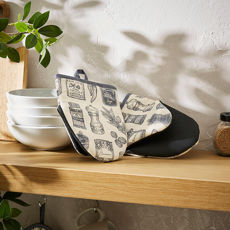 Herb & Spice Kitchen Gloves Oven Gloves Herbs and Spices