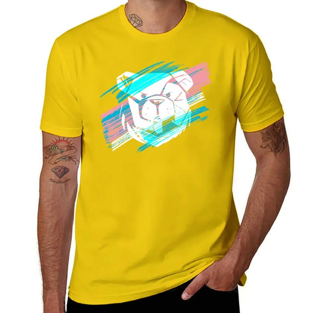 ROBUST BEAR TRACES 08 TShirt man t shirt sports fans kawaii clothes vintage t shirts clothes for men