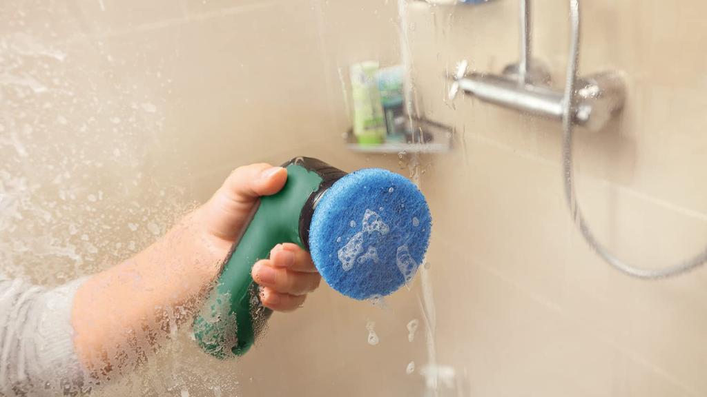 Bosch DIY Cordless Cleaning Brush Main Hard Detail Pad Hard Polishing Soft Polishing and Micro USB Perfect for Cleaning Wet Areas 3.6V (Includes