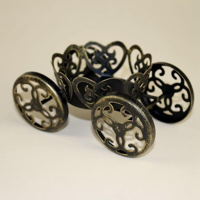 Metal Wheel Cupcake Stand Cake Holder Decorating Display Wedding Birthday Party Candle Holder Iron Art Candlestick