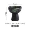 Ceramic Dinner Bowls High Feet Snack Bread Dessert Tray Soup Basin Soup Bowl Restaurant Round Specialty Tableware Cooking Plates