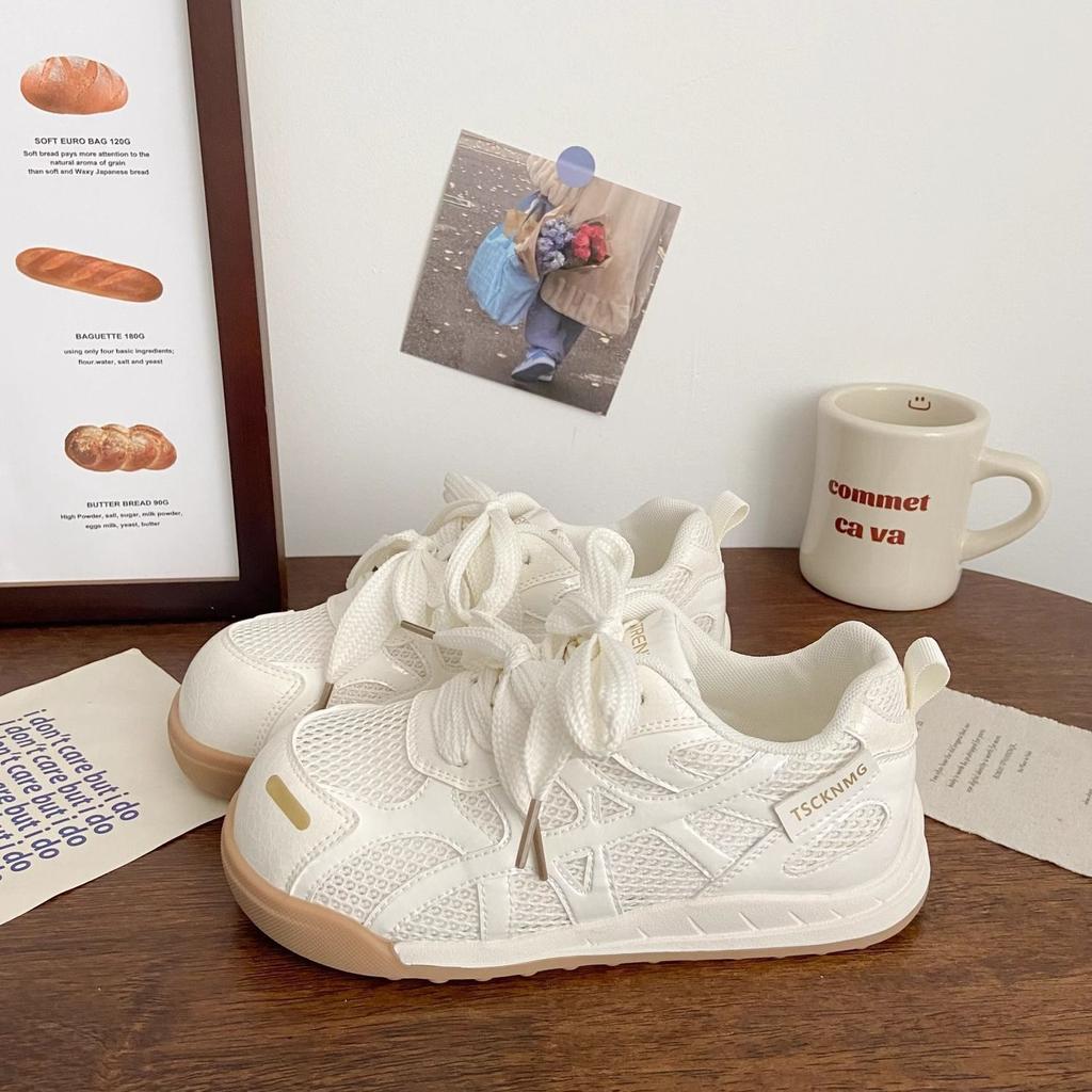 Summer New Ugly Cute Net Little White Shoes Women's Niche Design Thin Sports Board Shoes