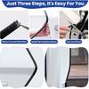 Car Door Edge Guards Strip - Upgraded, Easy Tall, Tightly, Fade-Resistant, Universal Fit Most Of Cars, Black Automotive Door Protector, Rubber Edge