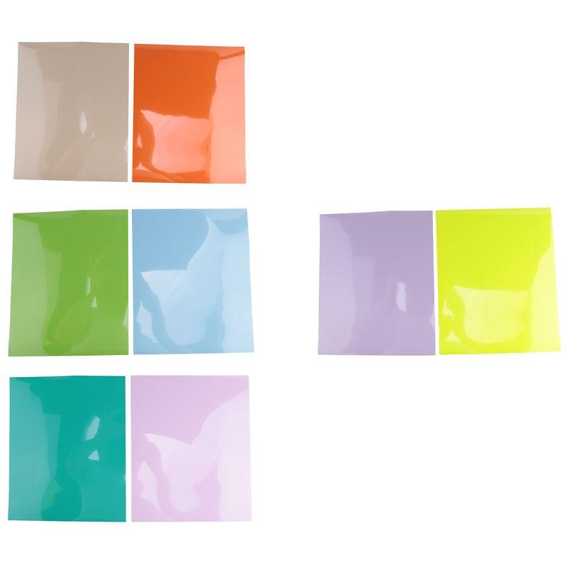 A20F-Puff Vinyl Heat Transfer-8 Colors 3D Puff HTV Heat Transfer Vinyl 30X25inch Pastel Colored Puffy Iron-On Vinyl T-Shirt Dura