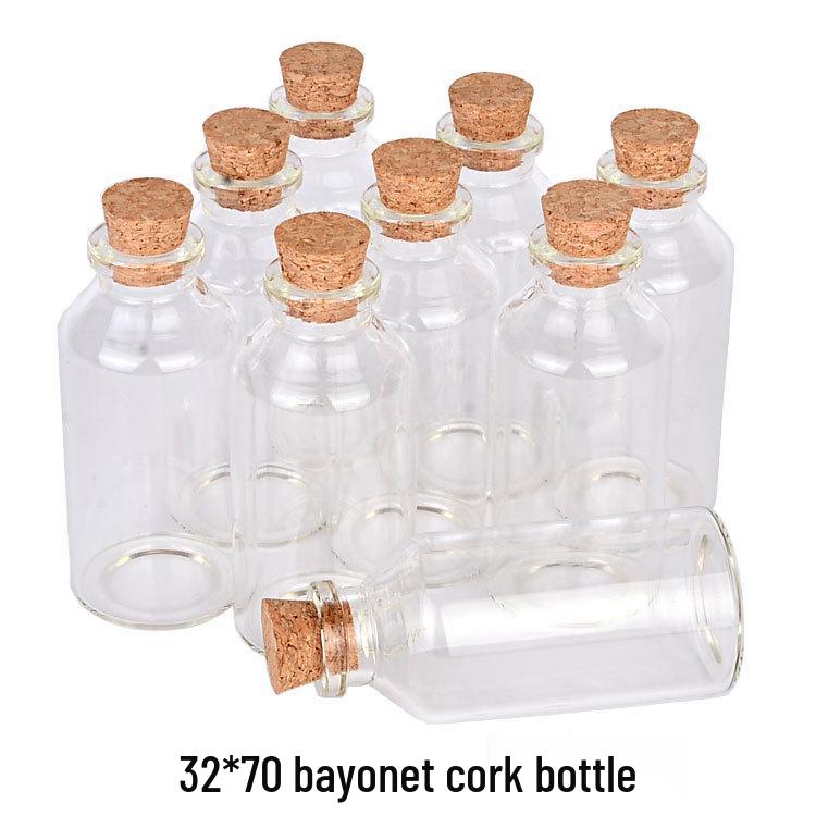 30ml Starry Sky Cork Stopper Glass Bottle – 32x70mm Creative Gift